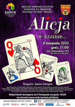 Alicja w krainie... - Teatr MASKA - MOK "Kamyk"